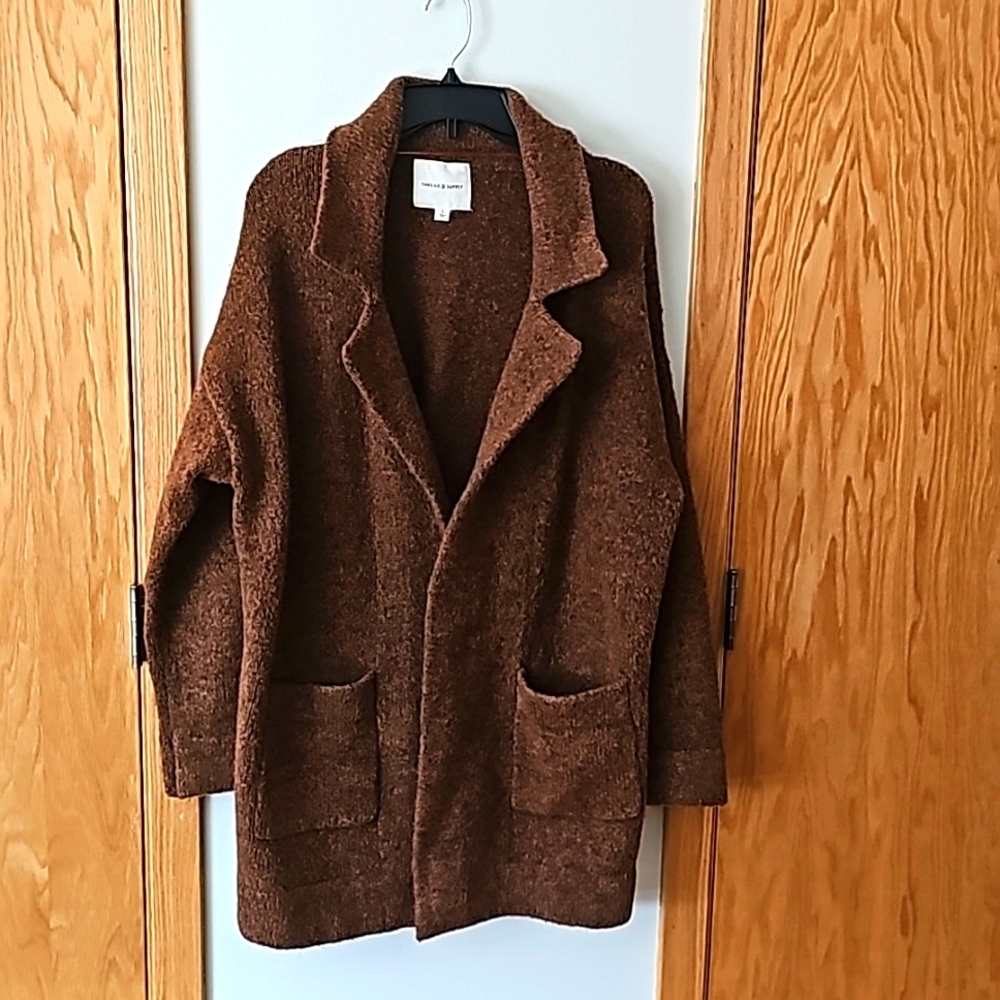 Thread & Supply Sweater Jacket (L)